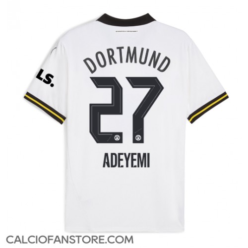 Maglia Calcio Borussia Dortmund Karim Adeyemi #27 Terza Divisa 2024-25 Manica Corta